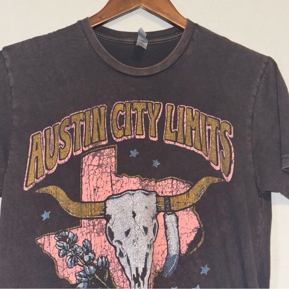 Women's Next Level Apparel ACL Festival Dark Grey Short Sleeve Graphic Tee - Picture 3 of 8